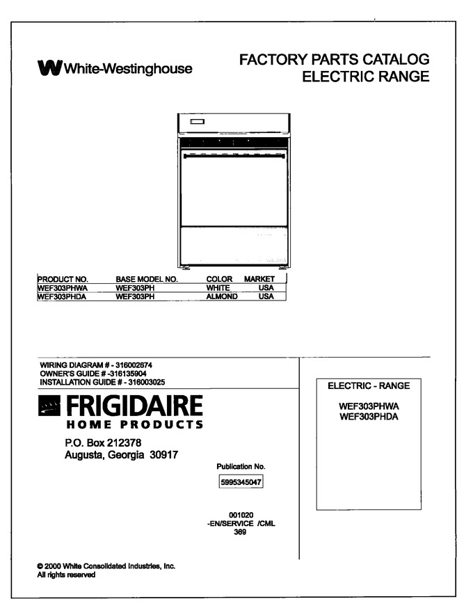 Diagram for WEF303PHWA