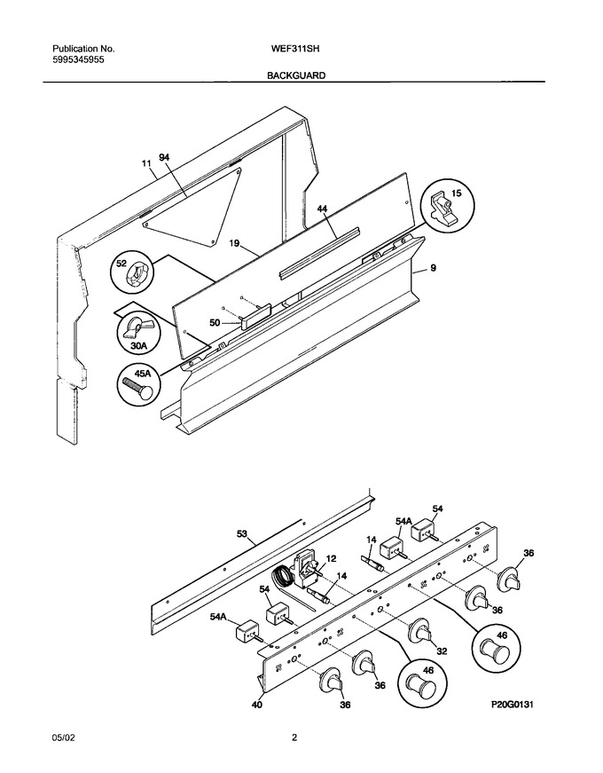 Diagram for WEF311SHWA