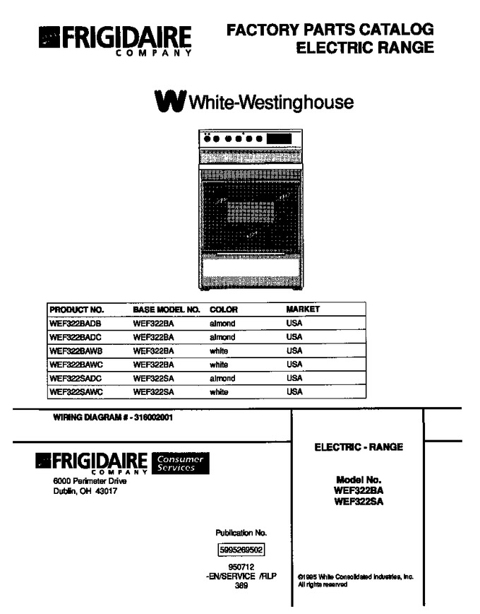 Diagram for WEF322BAWC