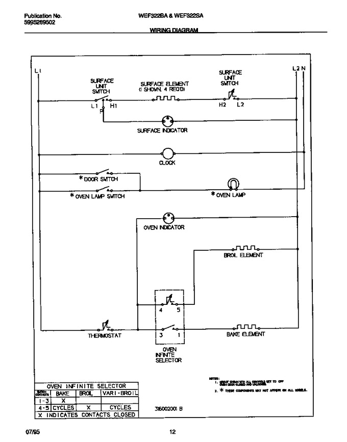 Diagram for WEF322BAWC