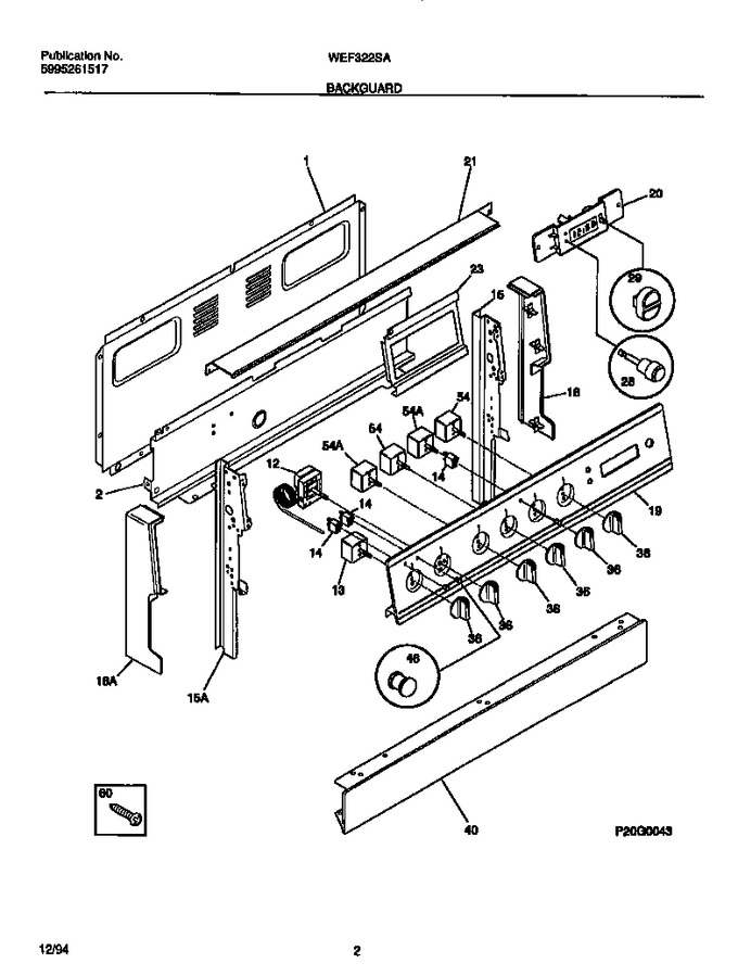 Diagram for WEF322SADA