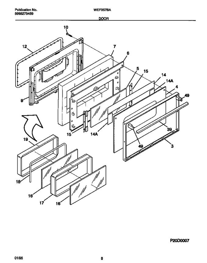 Diagram for WEF357BAWC