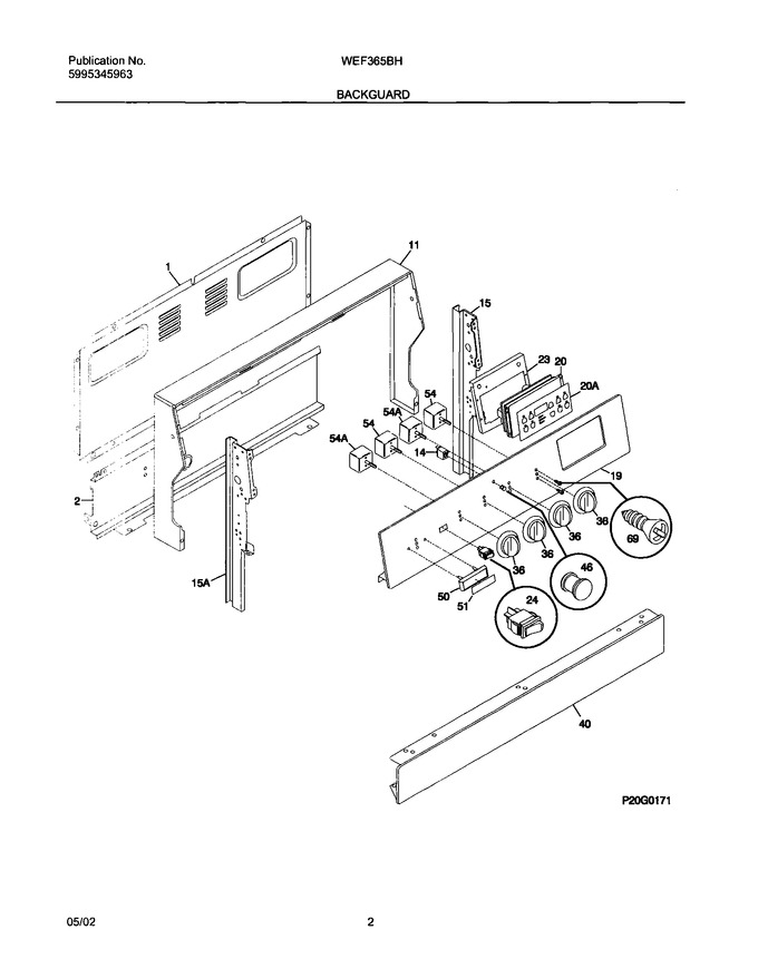 Diagram for WEF365BHWA