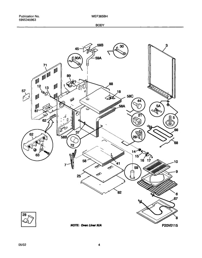 Diagram for WEF365BHDA