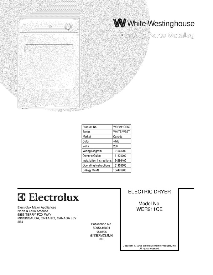 Diagram for WER211CES0