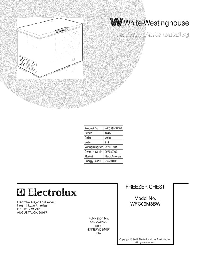 Diagram for WFC09M3BW4