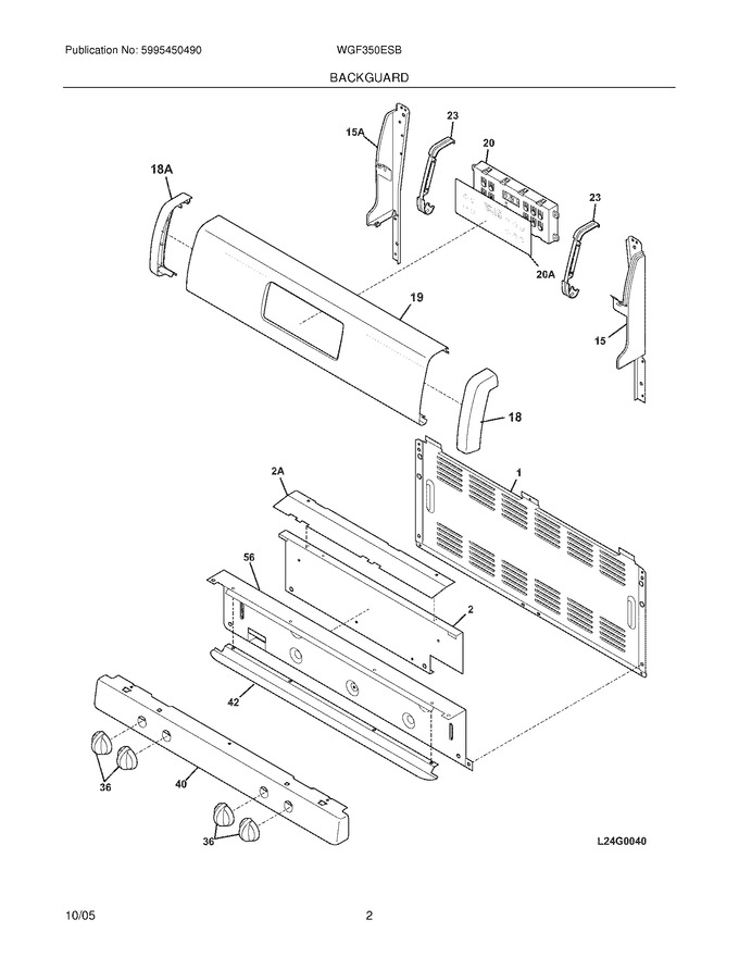 Diagram for WGF350ESB