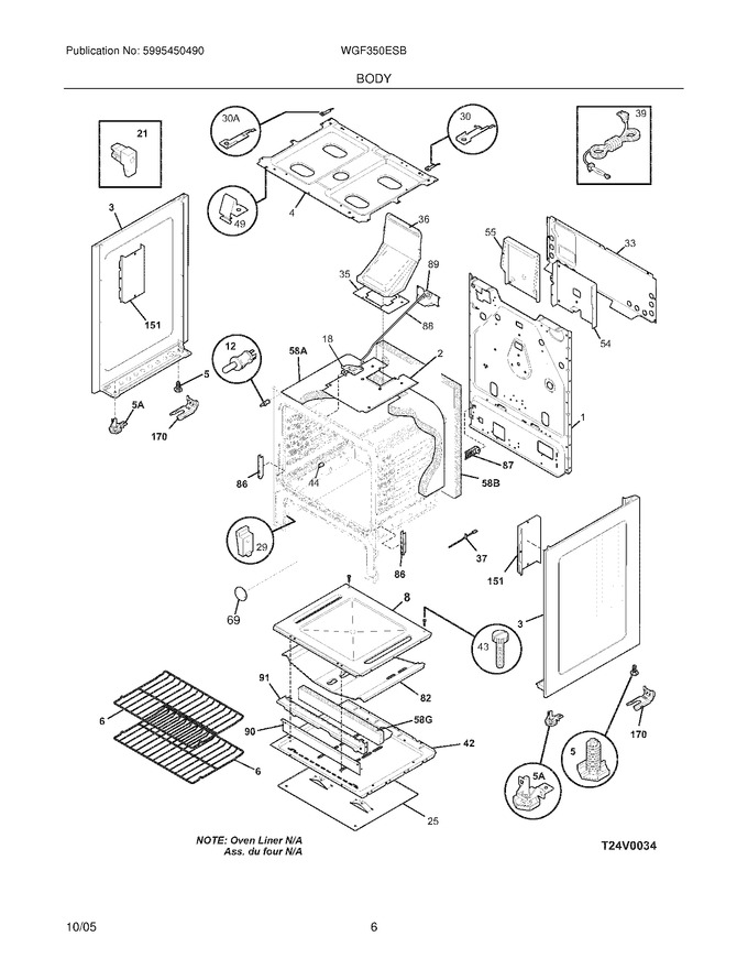 Diagram for WGF350ESB