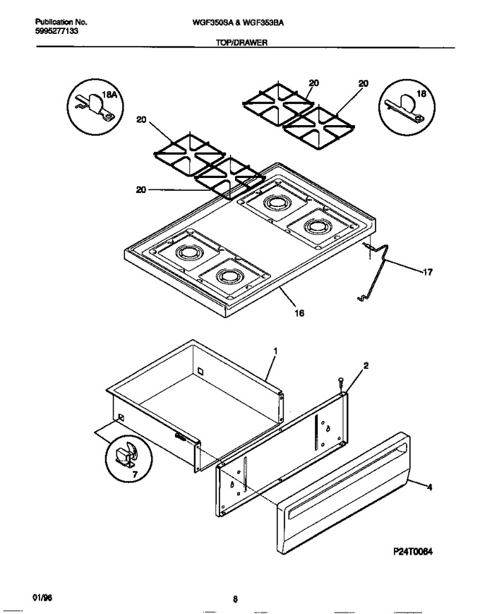 Diagram for WGF353BADE