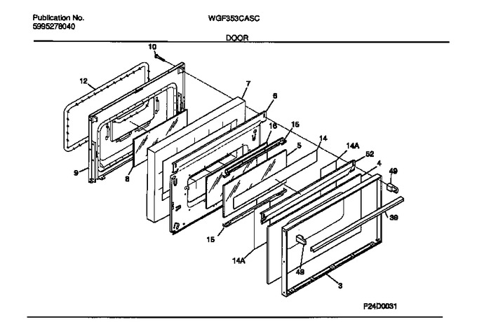 Diagram for WGF353CASC