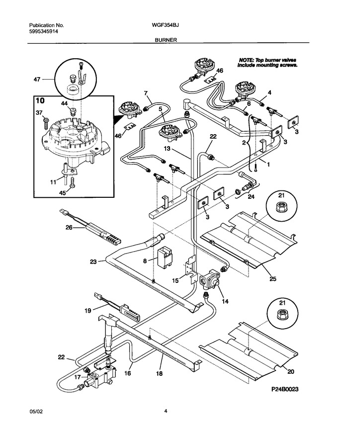 Diagram for WGF354BJDA