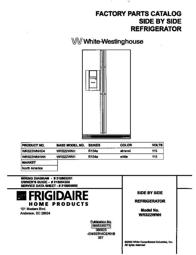 Diagram for WRS22WNHD4