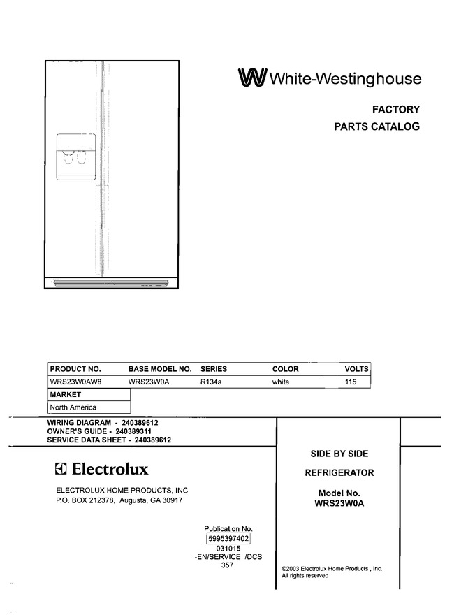 Diagram for WRS23W0AW8