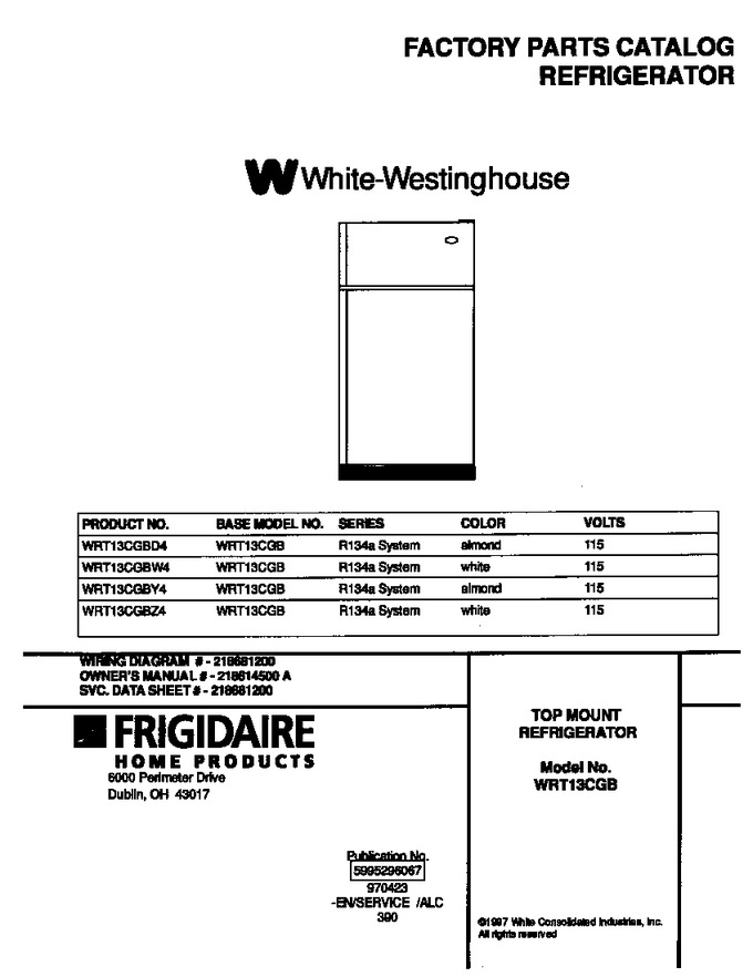 Diagram for WRT13CGBD4