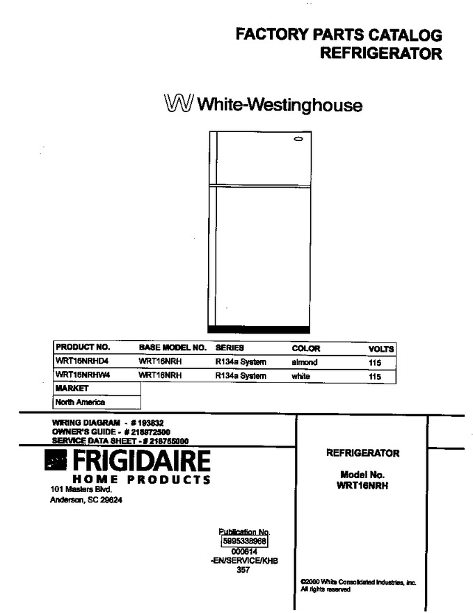 Diagram for WRT16NRHD4