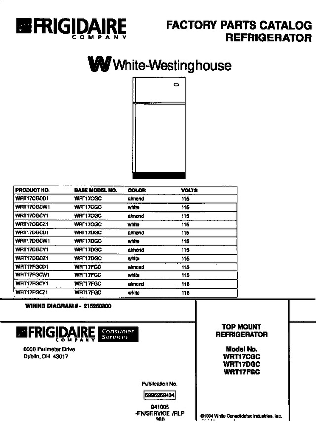 Diagram for WRT17CGCW1