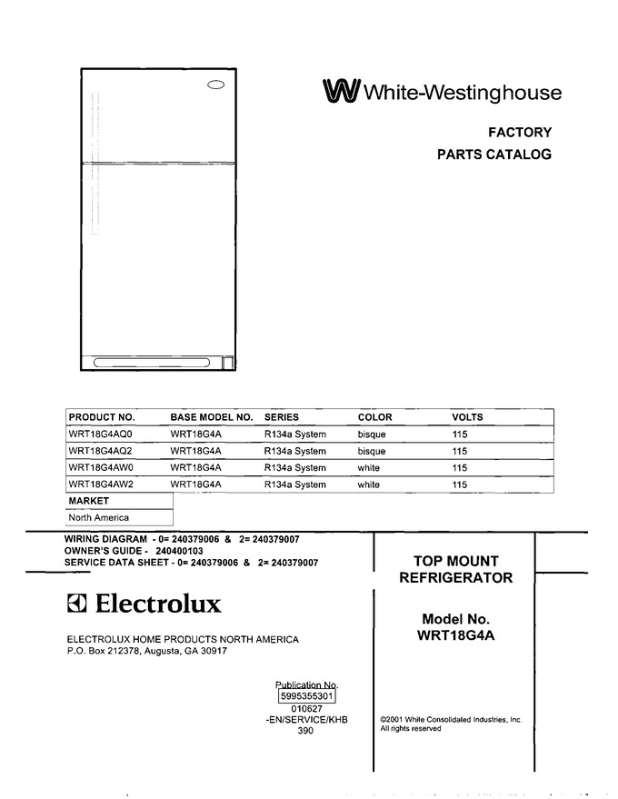 Diagram for WRT18G4AW0