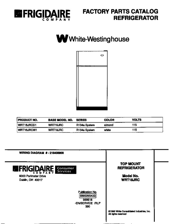 Diagram for WRT18JRCW1