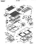 Diagram for 04 - Shelves, Controls, Divider, Mullion