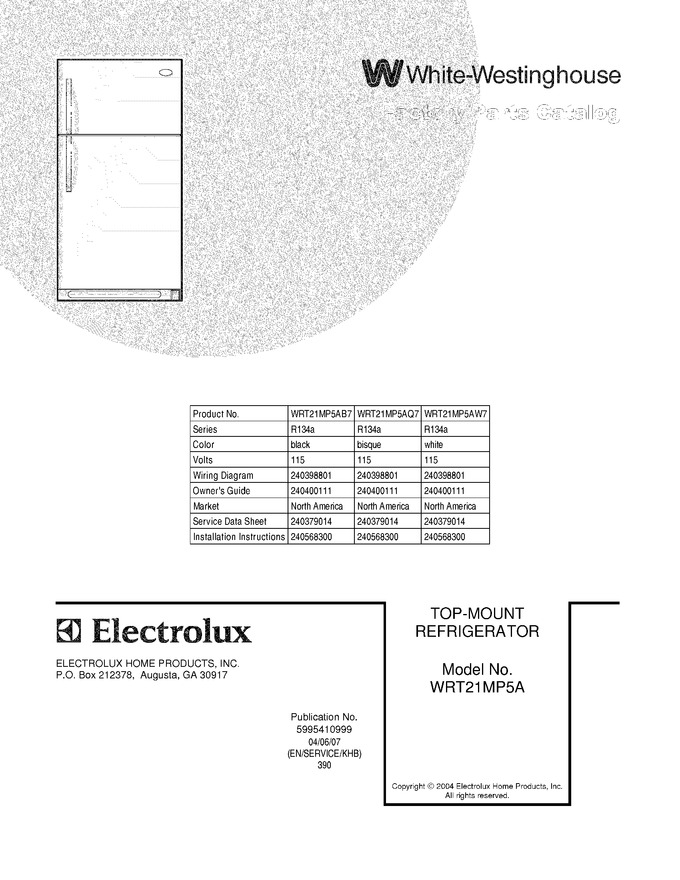 Diagram for WRT21MP5AW7