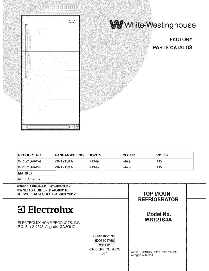 Diagram for WRT21S4AW5