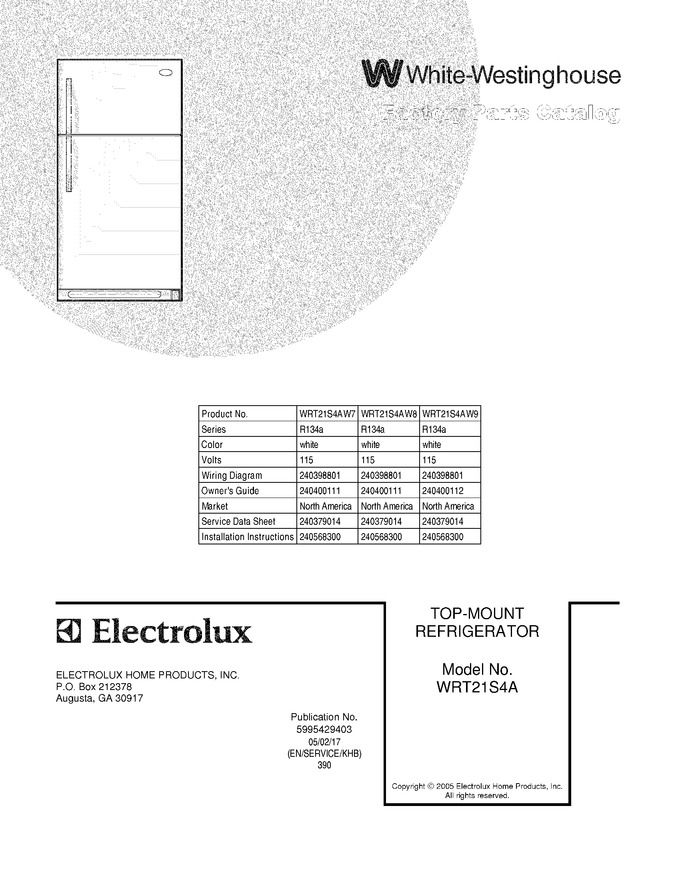 Diagram for WRT21S4AW9