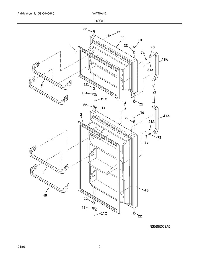 Diagram for WRT8A1EWC