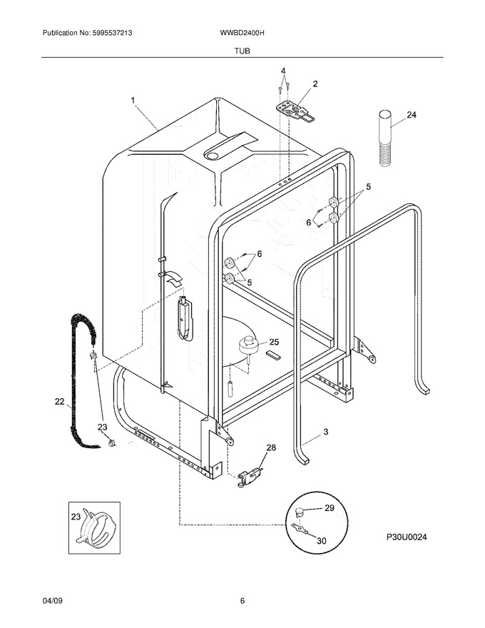 Diagram for WWBD2400HW0