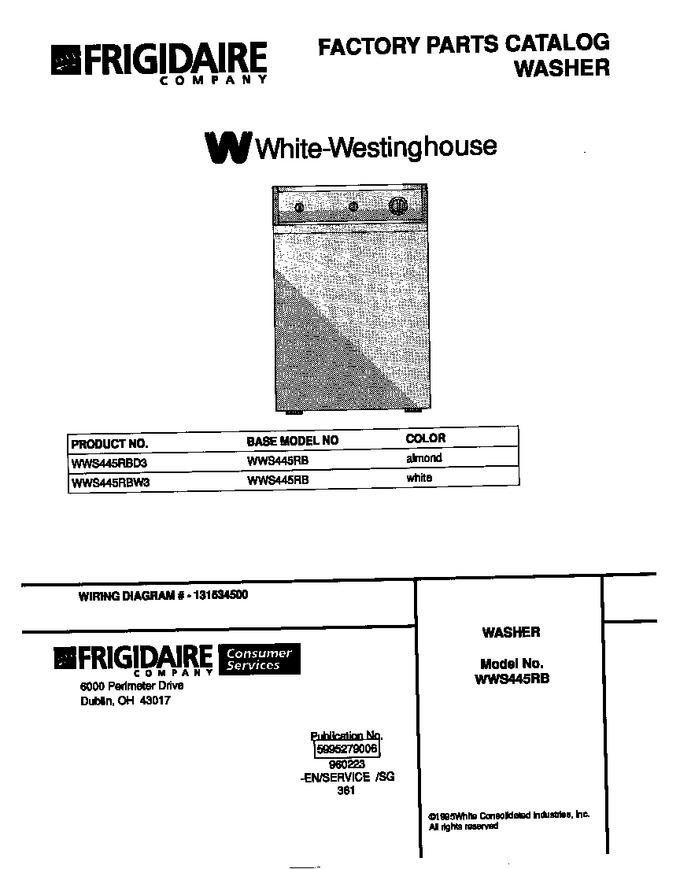 Diagram for WWS445RBW3