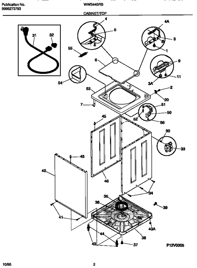 Diagram for WWS445RBW2