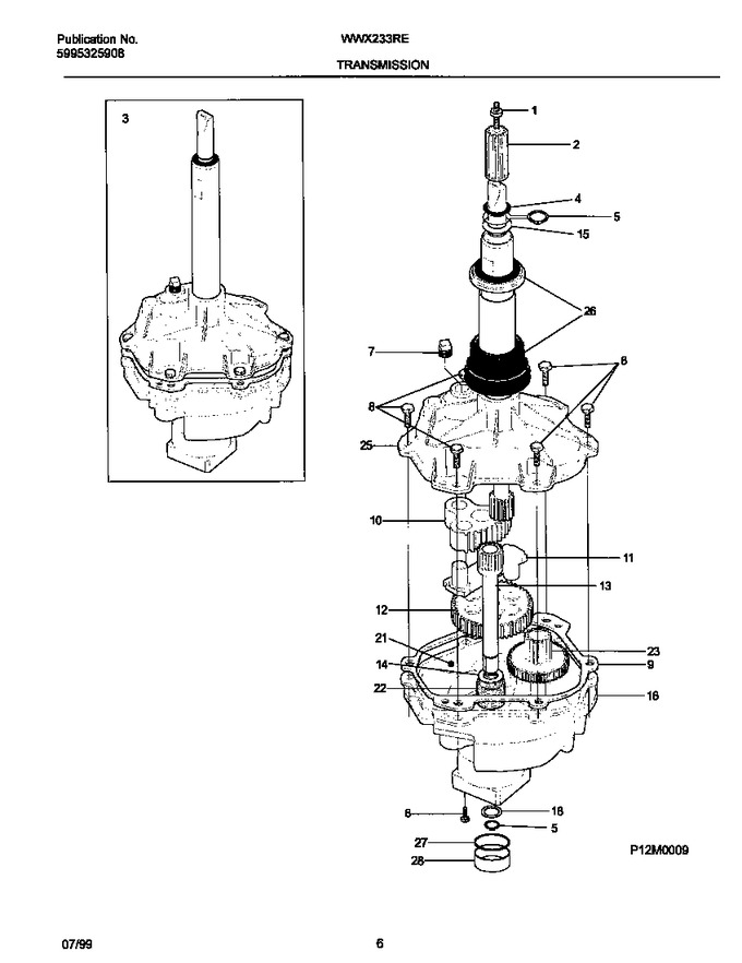 Diagram for WWX233RED0