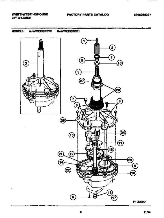 Diagram for WWX433RBW1