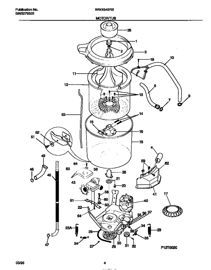 Diagram for WWX645RBW4