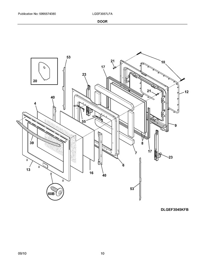 Diagram for LGEF3057LFA