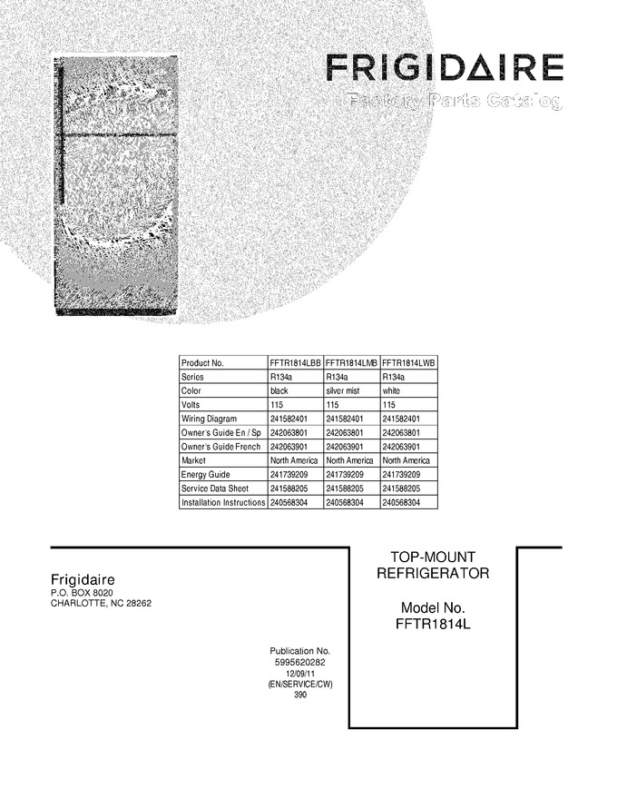 Diagram for FFTR1814LMB