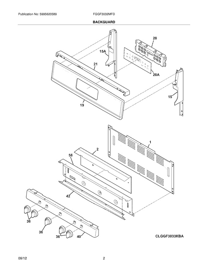 Diagram for FGGF3032MFD