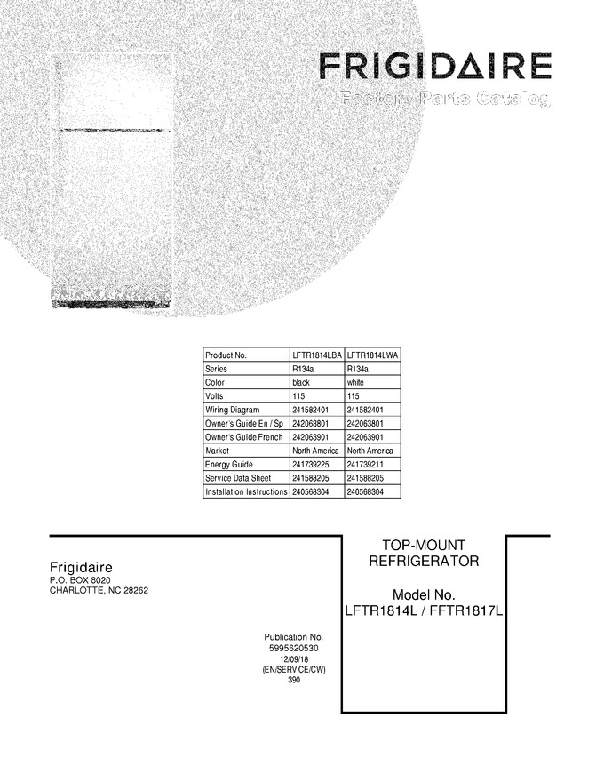 Diagram for LFTR1814LBA