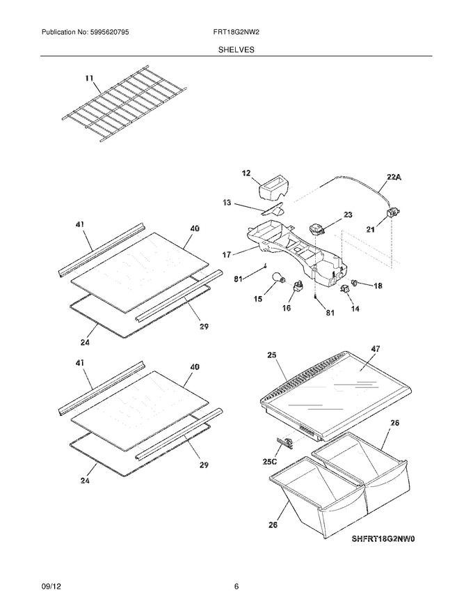 Diagram for FRT18G2NW2