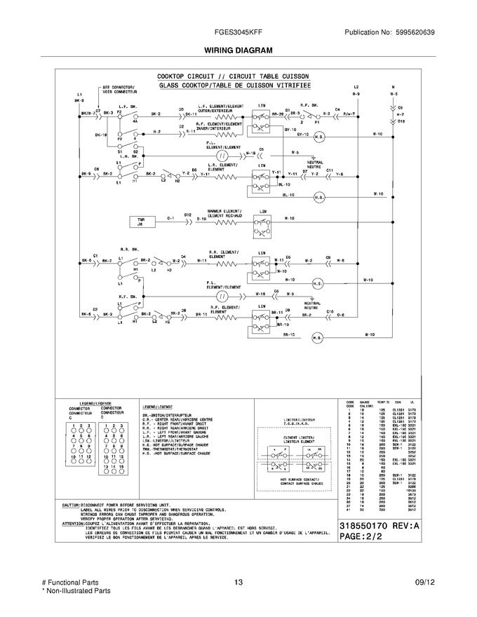 Diagram for FGES3045KFF