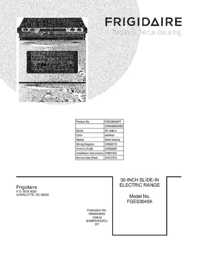 Diagram for FGES3045KFF