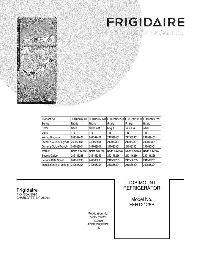 Diagram for FFHT2126PB0