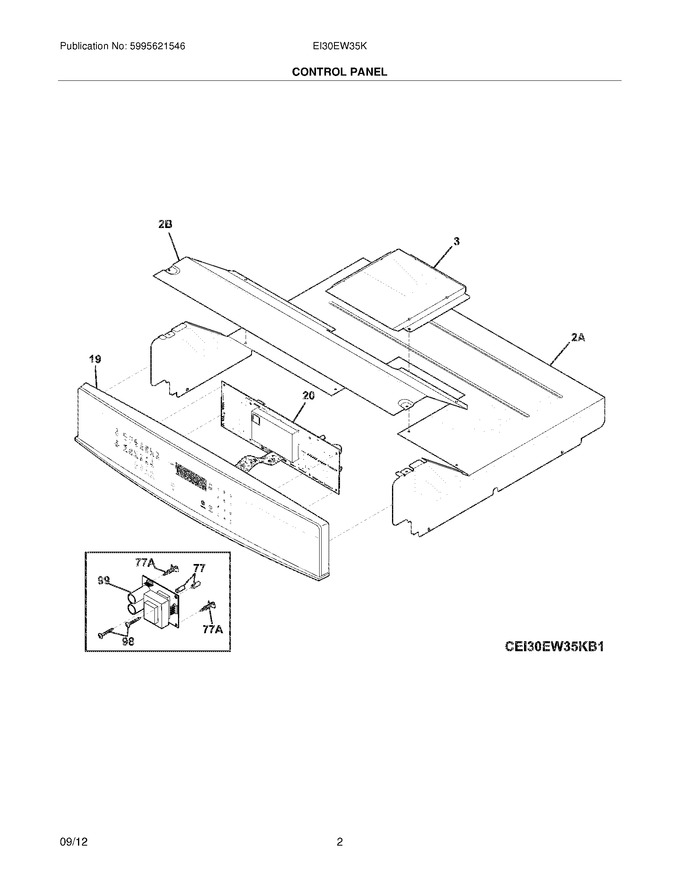 Diagram for EI30EW35KW2