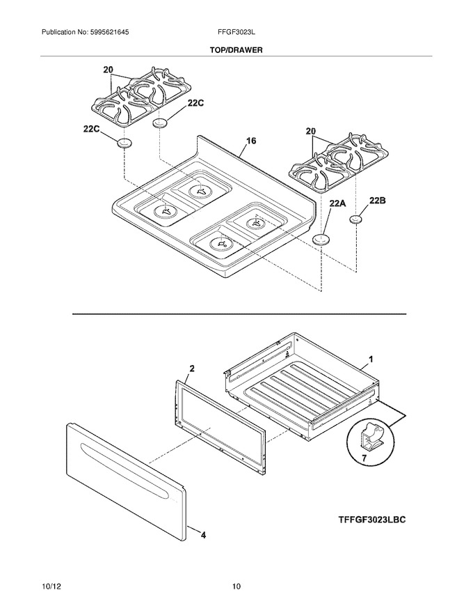 Diagram for FFGF3023LBD