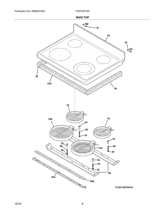 Diagram for FGEF301DNWA