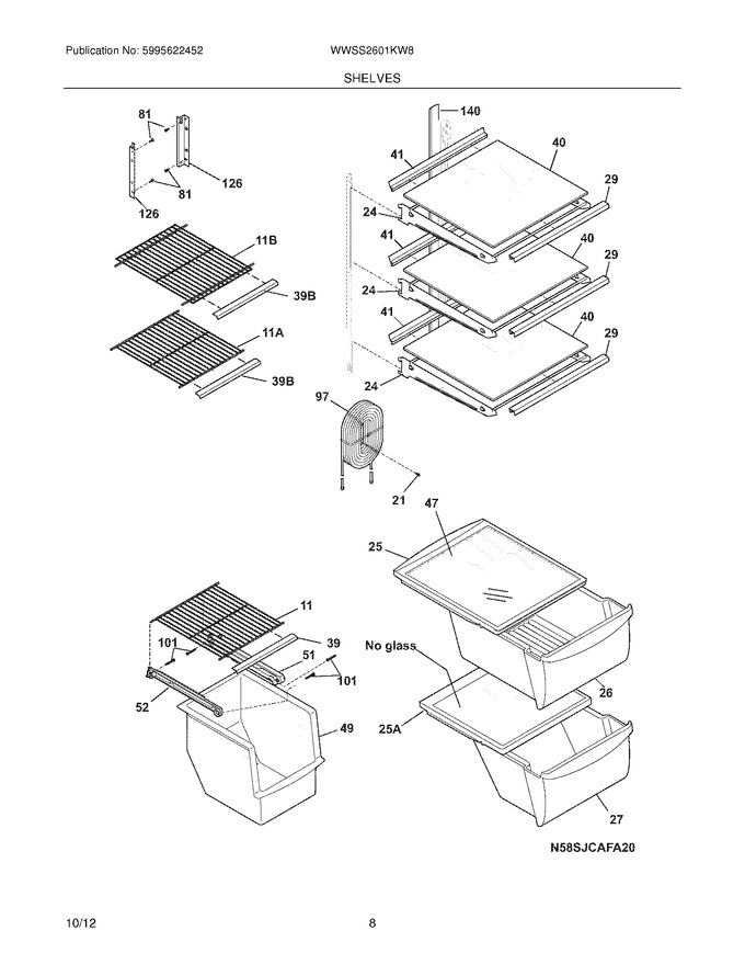 Diagram for WWSS2601KW8