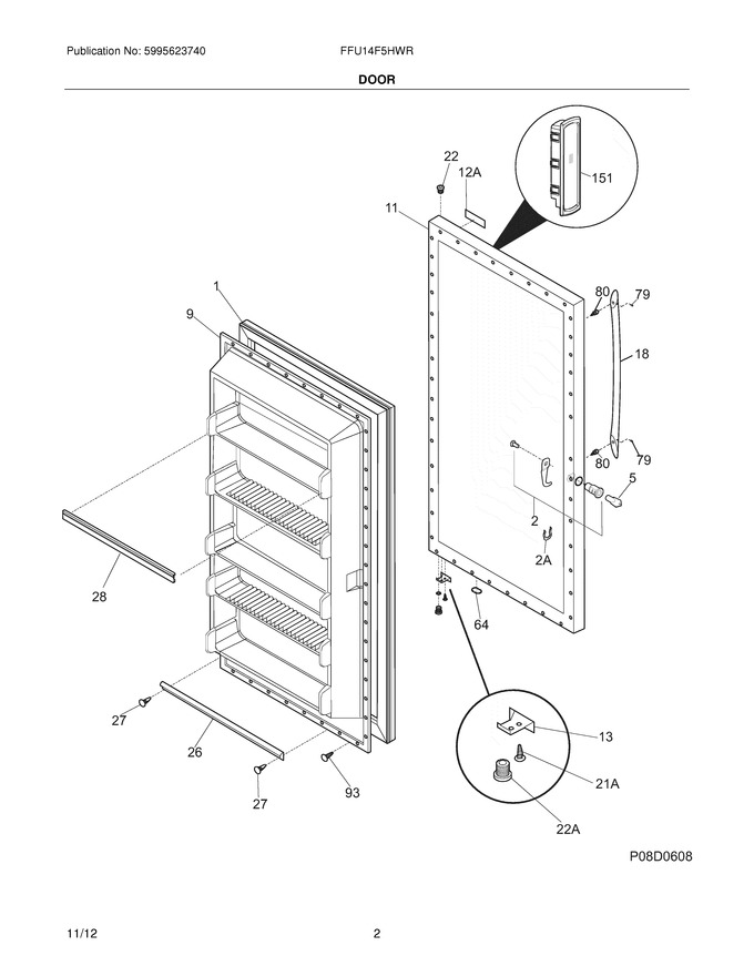 Diagram for FFU14F5HWR