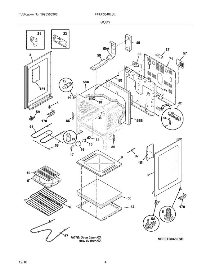 Diagram for FFEF3048LSE