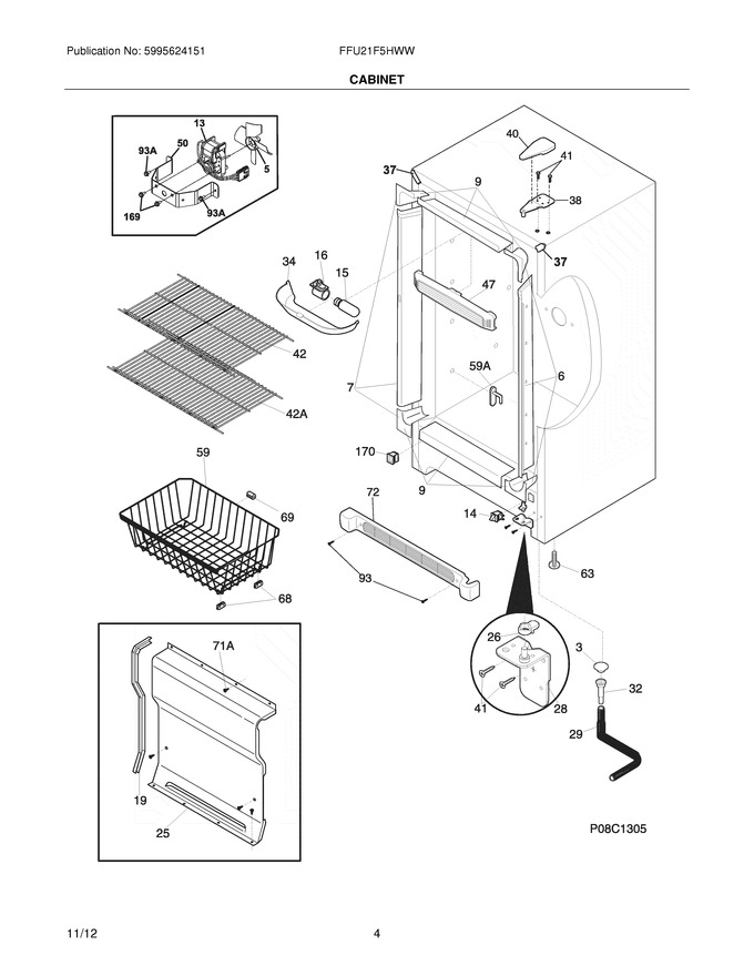 Diagram for FFU21F5HWW