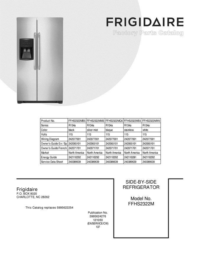 Diagram for FFHS2322MS5