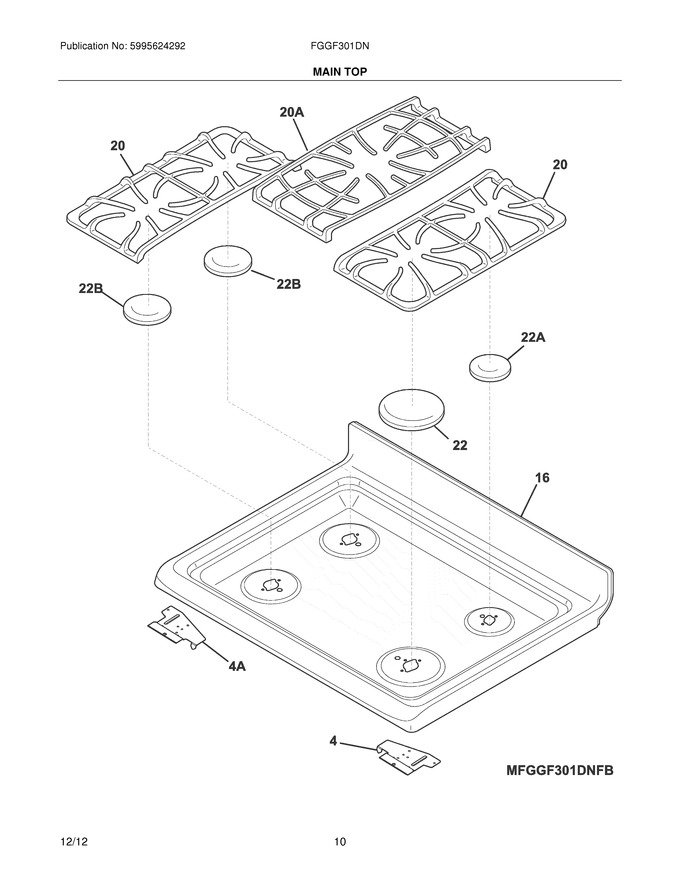 Diagram for FGGF301DNWB